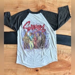Rare vintage Survivor concert tour tshirt 84-85